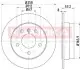 Гальмiвнi диски MB A-class (W169)/B (W245) 04-12 KAMOKA 1032516 (фото 1)