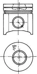 A_Поршень, комплект FIAT 2.8TD Euro 2 98- KOLBENSCHMIDT 94701630