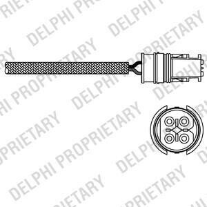 Датчик кисню Delphi ES20313-12B1