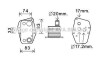 AVA BMW Оливний радіатор 1 E87, 3 E46/90, 5 E60, X3 E83 2.0d BW3555 AVA BW3555