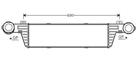 AVA DB Інтеркулер W204/212 07- AVA AVA COOLING MSA4296