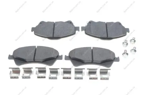 Колодки гальмівні (передні) Toyota Avensis/Verso 08-18/Auris 06-15 (з прижимною пластиною) 0 986 494 932 BOSCH 0986494932