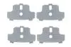 Комплект протискрипних пластин (задніх) Hyundai Elantra 00-06/Coupe 96-09/Kia Cerato 04-/Nissan Maxima 88-94 FRENKIT 940020 (фото 1)