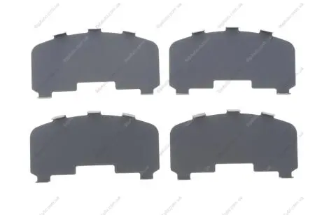 Комплект протискрипних пластин (передніх) Nissan Juke 10-/Tiida 04- FRENKIT 940058