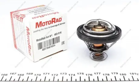 Термостат Volvo S80/V50/C70 2.4-2.5T 04- (91°C) MOTORAD 483-91K