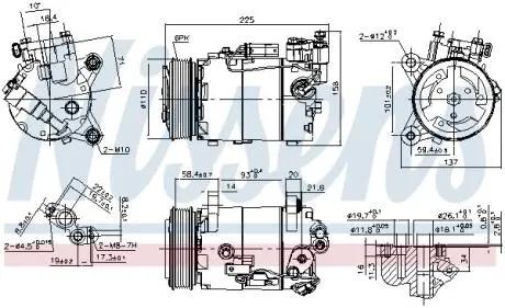 Компресор кондиціонера First Fit NISSENS 890099