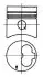 Поршень, комплект VW 1,6D/2,0D/2,4D Kolbenschmidt 93260620