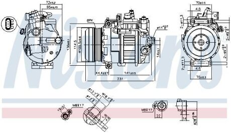 Компресор кондиціонера First Fit NISSENS 890552