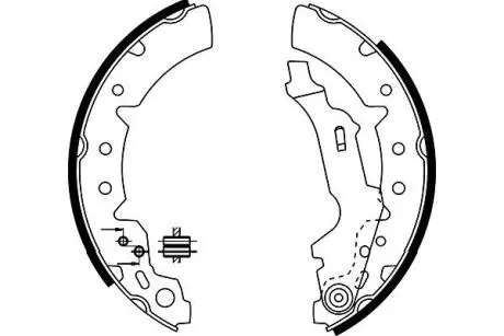 PARTS TOYOTA Гальмівні колодки барабанні Carina -97 PARTS KAVO KBS-9931