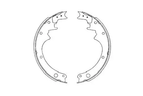 PARTS NISSAN щоки гальмівні PATROL 2.8-3.0 DS 82- PARTS KAVO KBS-7426