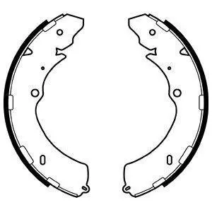 ISUZU Щоки гальмівні задн. D-MAX I (TFR, TFS) 2.5 DiTD 06-12, D-MAX I 3.0 D 07-12 Delphi LS2063 (фото 1)