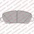 DELPHI TOYOTA колодки гальм. передн. PREVIA III 05- LP2119 DELPHI LP2119