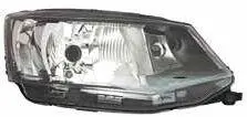 Фара передня Skoda Fabia 14-18 передн. пра. (ел) (з коректором) (без ламп) (H4/PY21W/P21W/W5W) DEPO 6651131RMLDEM2