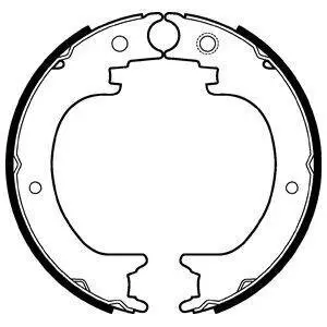 Гальмівна колодка LEXUS RX SUBARU TRIBECA TOYOTA HIGHLANDER / KLUGER 2.7-3.6 01.05- Delphi LS2121