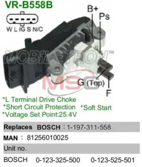 Регулятор напруги IB558 MOBILETRON VRB558B