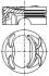 Поршень Audi A1/A3/Skoda Octavia II/Superb II/VW Golf V/VI/Passat 1.4 TSI/TFSI 07-16 (76.76mm/+0.25) MAHLE 028 PI 00118 001