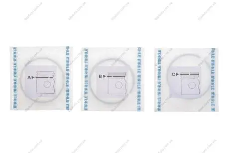Кільця поршневі VW Caddy III 2.0EcoFuel/T5 2.0 03-15 (83.00mm/ +0.50)(1. M 1.2 N2. NM 1.53. DSF 2.0 Cr) MAHLE MAHLE / KNECHT 033 19 N3