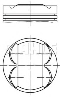 Поршень Opel Astra H/J/Insignia/Zafira 1.8 05- (81.00mm/STD) MAHLE MAHLE / KNECHT 011 PI 00105 002