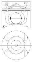 Поршень NURAL 87-427400-30
