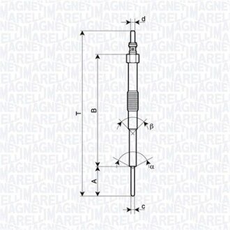 Свічка накалу MAGNETI MARELLI 062900129304