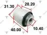 Сайлентблок рычага AAMHO1025 TENACITY