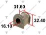 Втулка стабилизатора ASBTO1011 TENACITY