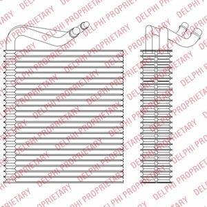 MINI Випарник конд. MINI (R50, R53) 01-, MINI (R52) 04- Delphi TSP0525202