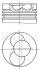 Поршень VW Passat 1.9 TDI 93-00 (79.51mm/STD) (1-2 цил.) MAHLE 030 40 00