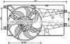 AVA CITROEN Вентилятор радіатора (з дифузором) Nemo 1.3/1.4HDI 08-, Fiat Fiorino, Qubo, Peugeot Bipper PE7548 AVA PE7548