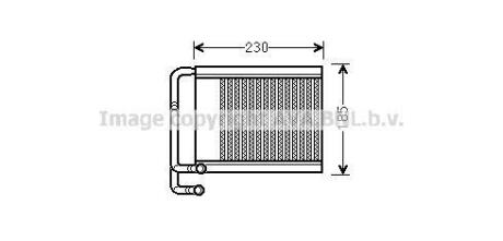 AVA HYUNDAI Радіатор опалення I40 1.6, 1.7, 2.0 11- AVA AVA COOLING HY6313