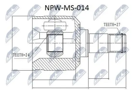 Шрус полуоси Nty NPWMS014