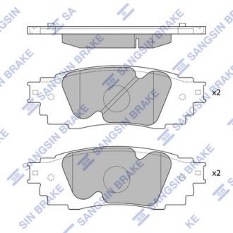 Колодки дискового тормоза SANGSIN Hi-Q (SANGSIN) SP4091