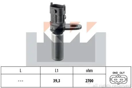 Датчик р/вала, к/вала (аналог EPS 1.953.288/Facet 9.0288) Kw 453 288