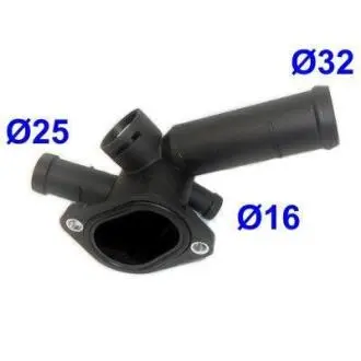 MEATDORIA VW Фланець охолоджувальної рідини Bora,Golf IV 1.6 97- MEAT & DORIA MEAT&DORIA 93123