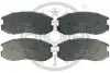 Гальмівні колодки дискові Optimal BP-09714 (фото 1)
