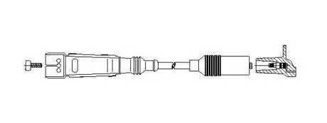 ="110/60" Провід високовольтний AUDI/SEAT/VW 80/Toledo/Passat "1,0-2,4 "78>> "(1/2/3/4-цил) BREMI ="110/60"