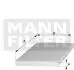 Фільтр салону ALFAROMEO 159159Sportwagon 1.8MPI 939A4.000 -FILTER MANN CUK22321 (фото 3)