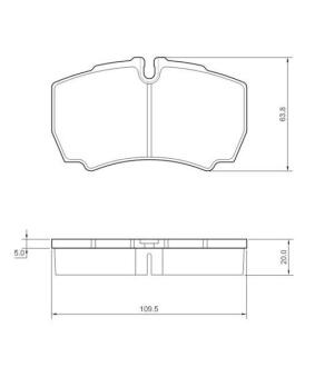 Гальмівні колодки дискові STARLINE BD S432