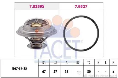 Термостат FACET 7.8259