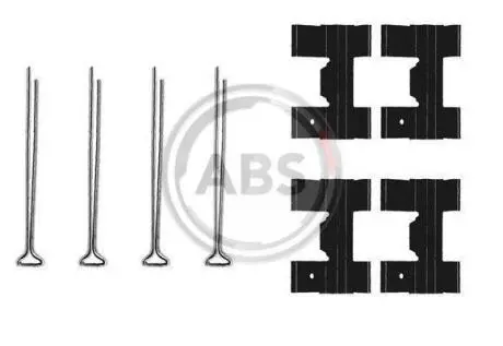 Ремкомплект гальмiвних колодок ABS A.B.S. 0951Q