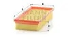 Фільтр повітряний OPEL AgilaII 1.3CDTI D13A,Z13DTJ -FILTER MANN C2554 (фото 3)