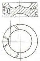 Поршень (85,6+0.6мм) Citroen, Peugeot - 4HL / Ford - KNBA,KNBB,KNWA,KNWB / LAND ROVER - 224DT NURAL 8743670800
