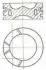 Поршень (85мм) Citroen - 4HN (DW12MTED4),4HP (DW12BTED4),4HR (DW12BTED4),4HT (DW12BTED4) NURAL 8743670010 (фото 1)