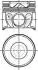 Поршень (86мм) Ford - D6BA,FIFA,FMBA,HJBA,HJBB,HJBC,N7BA NURAL 8714080010 (фото 1)