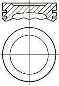 Поршень (63,75+0,25мм) Mercedes-Benz - M 160 NURAL 8713670500