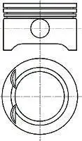 Поршень (73+0,5мм) Opel - X 10 XE,Z 10 XE NURAL 8710270700