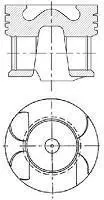 Поршень (96,5+0,5мм) Toyota - 1KD-FTV NURAL 8742240710