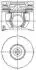 Поршень (89,9 мм) Ford - D4FA, FXFA Nural 8711350010