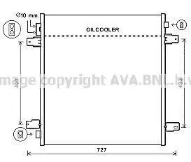 AVA NISSAN Радіатор кондиціонера (конденсатор) PATROL VI 5.6 10-, INFINITI QX56 10-, QX80 13- AVA AVA COOLING DN5402
