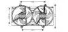 AVA NISSAN Вентилятор радіатора ALMERA 00- DN7528 AVA DN7528